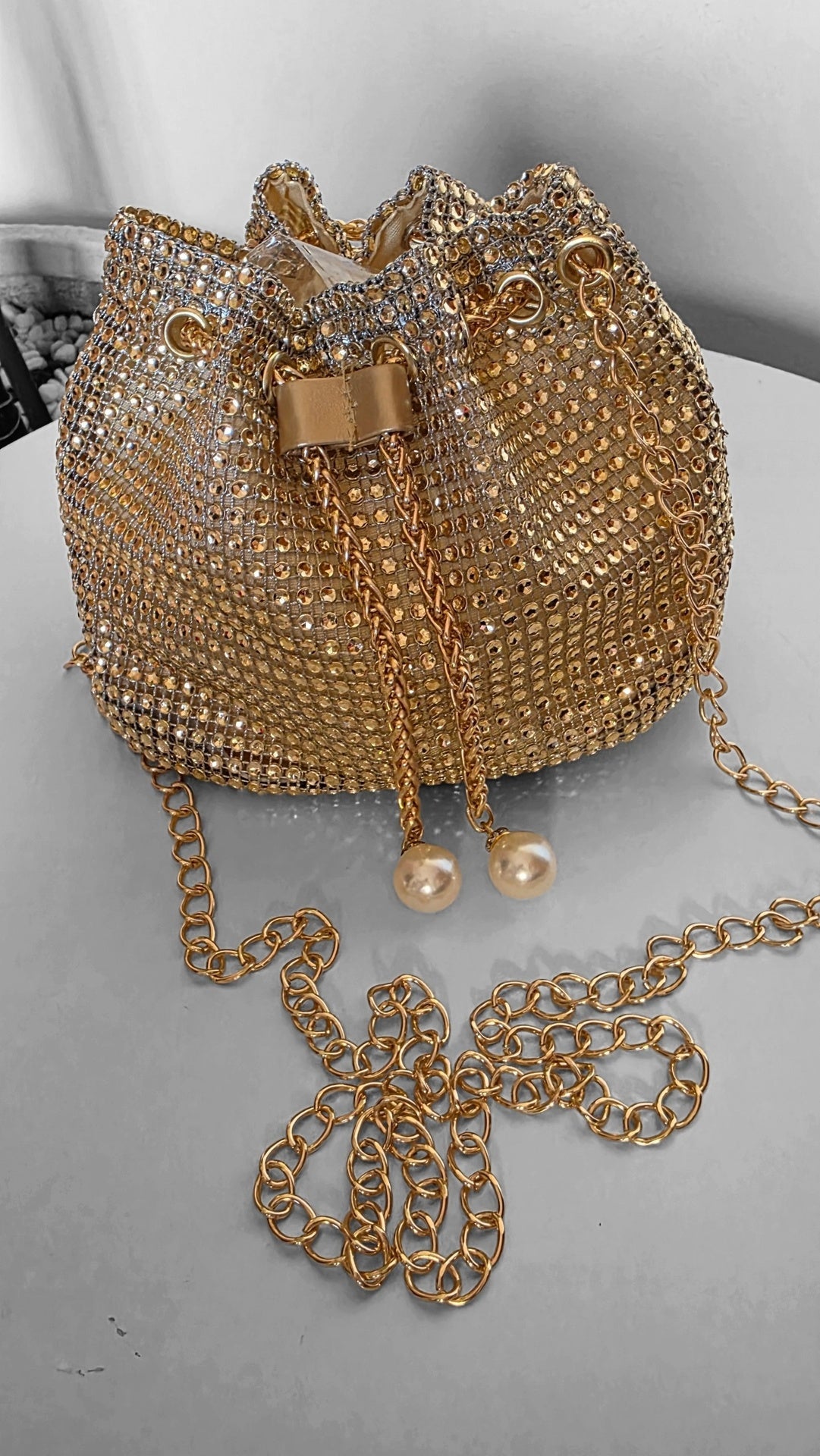 Golden Pearl Bag