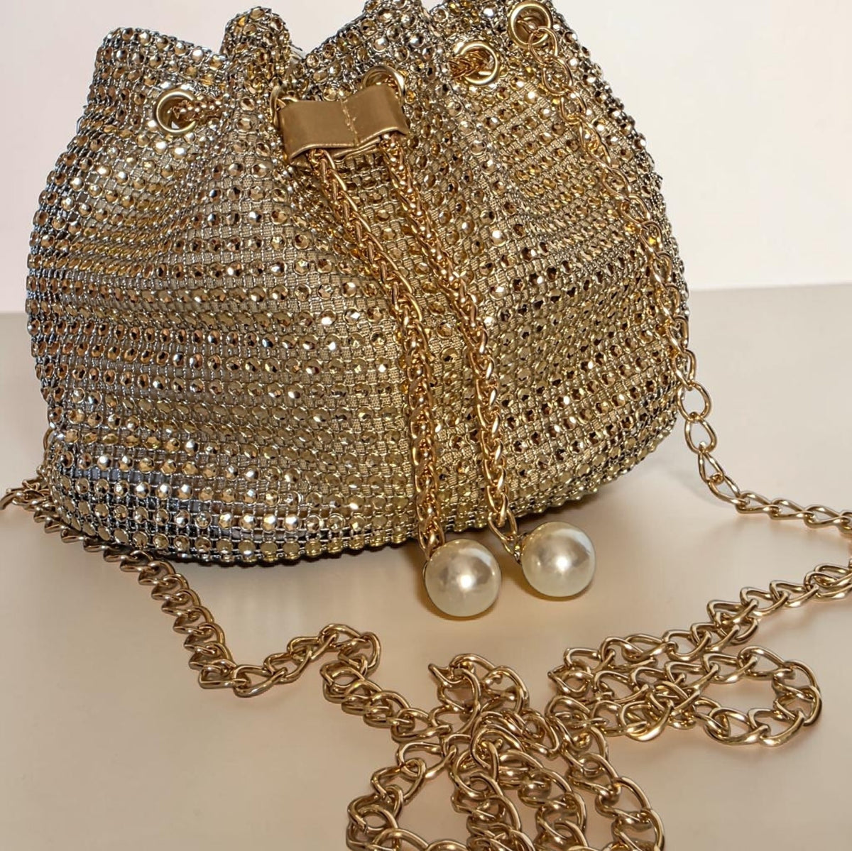 Golden Pearl Bag