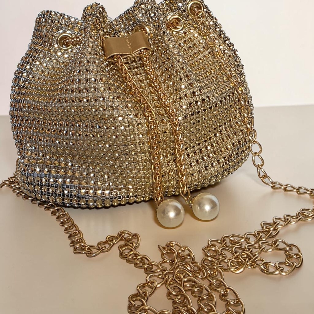 Golden Pearl Bag